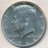 Amerikai Egyesült Államok 1964. 1/2$ Ag "Kennedy" T:2
USA 1964. 1/2$ Ag "Kennedy&quot...