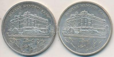 1992-1993. 200Ft Ag "MNB" (2x) T:2,2-
Adamo F13