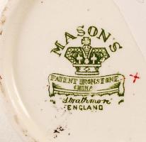 Mason's és Davenport teás kiöntők, hibátlanok, jelzettek, m:19 és 22 cm