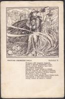 15 db RÉGI motívumlap; művész, hölgy, katonai, üdvözlő, színész, vallás, cserkész / 15 old motive ca...