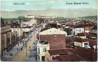 Skopje, Rue du Roi Petar / street