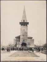 cca 1940-1950 Kis Fotó: Harangszentelés, 18x23 cm