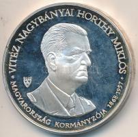 Bozó Gyula (1913-2004) 1993. "Vitéz Nagybányai Horthy Miklós újratemetése Kenderesen" ezüstözött fém emlékérem (42.2mm) T:PP ujjlenyomatos