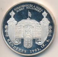 Bozó Gyula (1913-2004) 1993. "Vitéz Nagybányai Horthy Miklós újratemetése Kenderesen" ezüs...