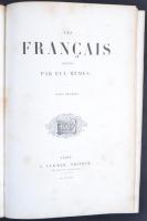 Les Francais Provinces. Peints par Eux-Memes. Encyclopedie Morale du Dix-Neuvieme Siecle. I.-II. Paris, 1840-41. L. Curmer Ed. A két kötetben 95 színezett fametszettel. Aranyozott félbőr kötésben. / With 95 colored wood engravings in the 2 books. Half leather binding.
