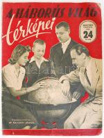 A háborús világ térképei. Összeáll. Balogh János. Bp., [1942], Magyar Népművelők Társasága. 40 db té...
