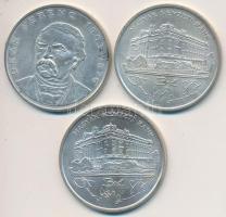 1993-1994. 200Ft Ag "MNB" + "Deák" (3x) T:2