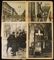 1941 A Képes Újság c. napilap 4 db száma sok képpel, fényképpel, aktuális hírekkel, történelmi érdekességekkel.