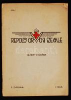 1941 A Repülőorvosi Szemle 2. évfolyam 1. számának kézirata, 31p
