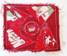 1968 KISZ fogadalomtétel kendő tagoknak.