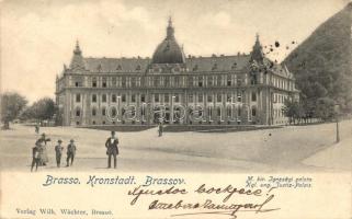 Brassó, Kronstadt; Magyar királyi Igazsági Palota / palace of justice (EK)