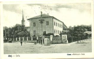 Dés, Rákóczi ház / Rákoczi house 'vissza' So. Stpl (EK)