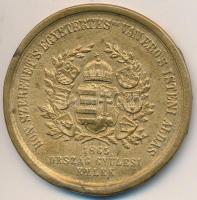 1865. "Országgyűlési Emlék" lemezérem, hátlap hiányzik (52mm) T:2,2-