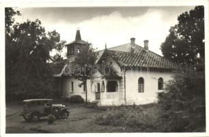 Bikszád-gyógyfürdő, Fürdő igazgatóság, autó / bath director's office, automobile