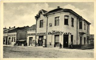Szolyva, Bata cipőbolt, Schláger Károly, Bodek S. és Novák Károly üzlete / shops (EK)