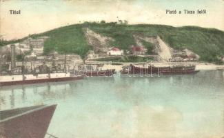 Titel, Plató a Tisza felől, SS Ordódy / port, steamships (EK)