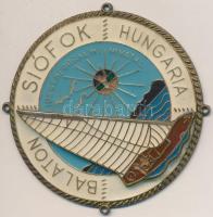 DN "Balaton-Siófok-Hungaria-Idegenforgalmi Hivatal" zománcozott Br emlékérem T:2