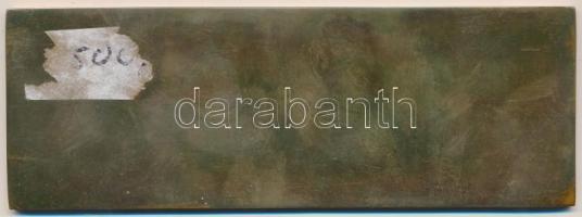 ~1980. "Péti Nitrogénművek" Br plakett eredeti tokban (148x52mm) T:1-