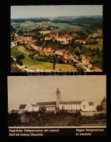 1971 A Kastl bei Ambergi Magyar Reálgimnázium és Internátus részére szóló adománylap, valamint adományozást megköszönő képeslap.