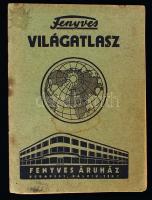 1934 Fenyves Világatlasz, színes térképekkel, 32p