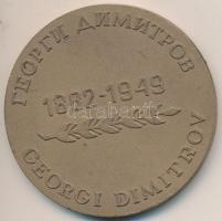 Bulgária ~1950. "Georgi Dimitrov 1882-1949" Br emlékplakett (60mm) T:1-
Bulgaria ~1950. &q...