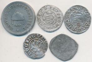 Vegyes: 1383. Denár Ag "Mária" (0,44g) + 1577KB Denár Ag "II. Miksa" (0,46g) + 1...