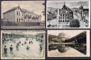 10 db főként RÉGI történelmi magyar városképes lap; magyar, felvidéki, erdélyi / 10 mostly old historical Hungarian town-view postcards; Hungarian, Upper Hungarian, Transylvanian