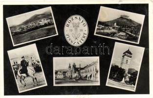 Rozsnyó visszatért, templom, vár, Fusch József kiadása / castle, church, Horthy