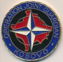 Koszovó ~2000. "KFOR (Kosovo Force)" emlékérem (50mm) T:2 Kosovo ~2000. "KFOR (Kosovo Force)" commemorative medallion (50mm) C:XF