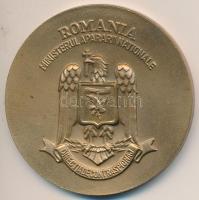 Románia DN "Honvédelmi Minisztérium" Br emlékérem (60mm) T:2 Romania ND "Ministry of Defence" Br commemorative medallion (60mm) C:XF