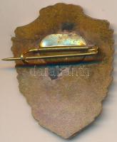 1973. "Budapest Fővárosi Kiegészítő Parancsnokság" zománcozott Br jelvény (40x32mm) T:2