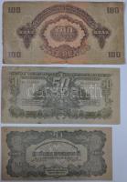 250db-os vegyes, magyar pengő bankjegy tétel T:vegyes