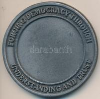 DN "Biztonsági Tanulmányok Európai Központja - George C. Marshall" ezüstpatinázott fém eml...