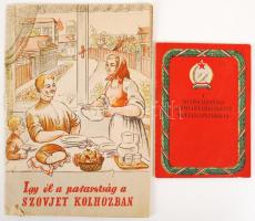 1949-1953 2 db mezőgazdasági témájú kiadvány: Így él a parasztság a szovjet kolhozban. Bp., 1949, Magyar-Szovjet Művelődési Társaság.; A mezőgazdasági termelőszövetkezet mintaalapszabálya. Bp., 1953, Termelőszövetkezeti Tanács Titkársága.