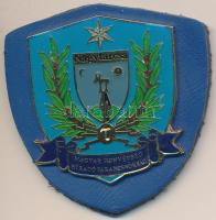 DN "Nagytarcsa - Magyar Honvédség Híradó Parancsnokság" állományjelző jelvény műbőr alapon (46x42mm) T:2