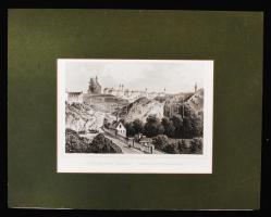 Veszprém déli oldala, L. Rohbock rajza alapján metszette A.Fesca, Lauffer és Stolp Pest, 21x15 cm