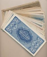 72db-os vegyes, magyar pengő bankjegy tétel T:vegyes