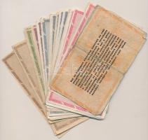 1946. 33db vegyes Adópengő T:vegyes