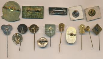 16db külföldi sportjelvény T:vegyes
16pcs of mixed sport badges C:mixed