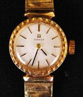Tissot mechanikus női karóra fém szíjjal, működőképes állapotban / Tissot womens watch, works well