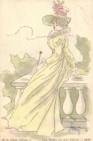 Les Modes Du XIX Siécle - 1806. / Fashions of XIX century, H.B. Paris, Série I, XIX. századi divat, H.B. Paris, Série I