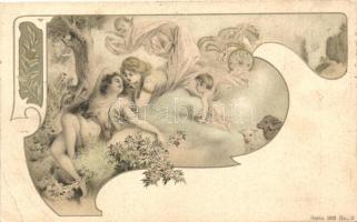 Angels, Serie 903. Nr. 3. litho (EK)