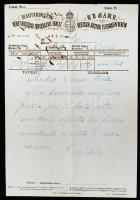 1867 Pest, Magyarország Német Ausztriai Távirászati Egylet fejléces papírjára írt külföldi távirat