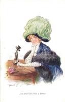 'I'm waiting for a ring' No. 51637. artist signed