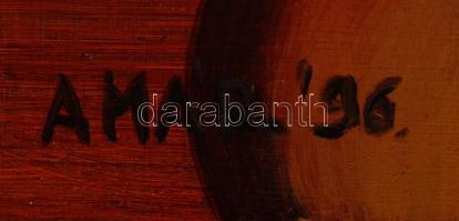 Varga Amár László (1955-): Szfinx. Olaj, farost, jelzett, 43×52 cm