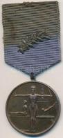 1952. "Munkaerő Tartalékok Országos Bajnokság" Br díjérem mellszalagon (40mm) T:2-
