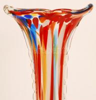 Dekoratív szakított váza, hibátlan, m:40 cm