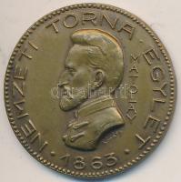 Sóváry János (1895-1966) / Ludvig József DN "Nemzeti Torna Egylet - 1863 - Matolay / Épség - Erő - Egyetértés" Br emlékérem (30mm) T:2