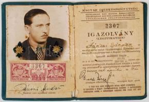 1941 Cserkész igazolvány