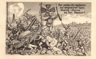 ...Hurra Hurra es fiel Namur! WWI propaganda, Wilh. S. Schröder Nachf. s: Ad. Hoffmann